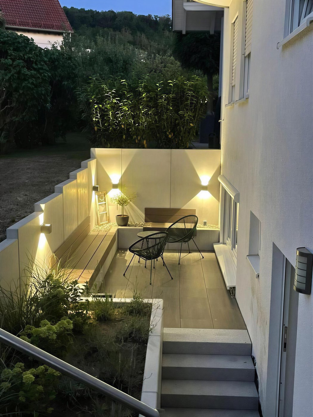Privater Wohlfühlgarten